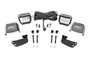 Segway UT10 LED Light Kit - Front - Rough Country - 3-inch Chrome Series Wide Angle LED Cubes - Chrome Segway UT10 LED Light Kit - Front - Rough Country - 3-inch Chrome Series Wide Angle LED Cubes - Chrome